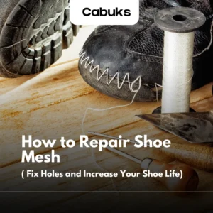 how to repair mesh shoe